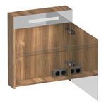 Brauer Brauer Promise Deluxe spiegelkast | Honey | Rechts | Dubbelzijdig