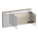 Brauer Brauer Promise Deluxe spiegelkast | Mat beige | 140 cm | Dubbelzijdig