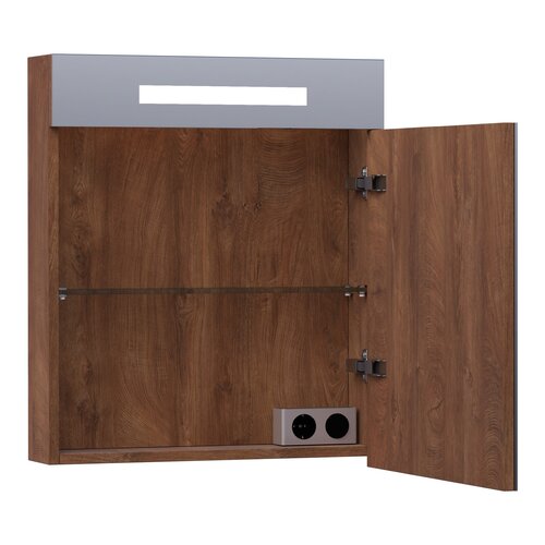 Brauer Brauer Promise spiegelkast | Forest Cacao | Rechts | Enkelzijdig