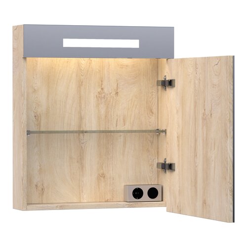 Brauer Brauer Promise spiegelkast | Forest Wheat | Rechts | Enkelzijdig