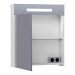 Brauer Promise Deluxe spiegelkast | Mat wit | 100 cm | Links en rechts Brauer Brauer Promise Deluxe spiegelkast | Mat wit | 100 cm | Links en rechts