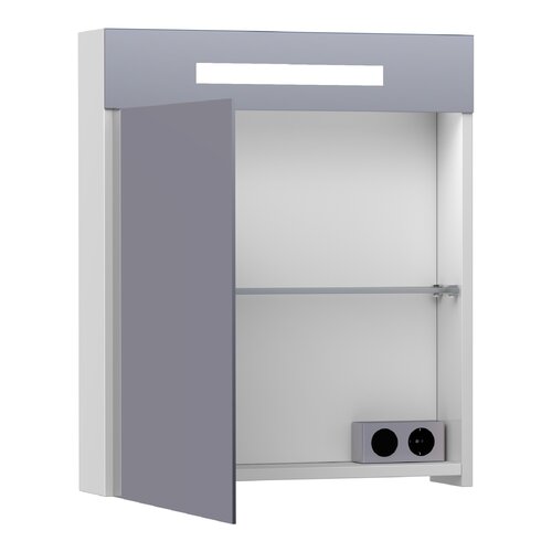 Brauer Brauer Promise Deluxe spiegelkast | Mat wit | 80 cm | Dubbelzijdig