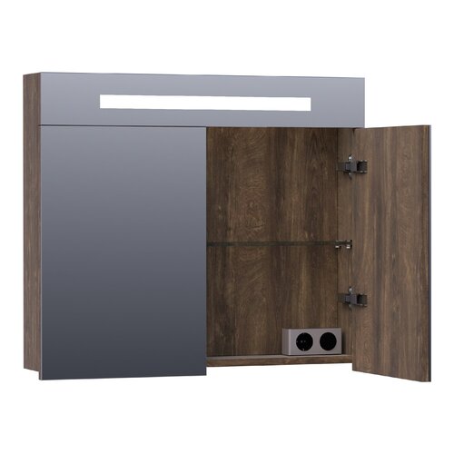 Brauer Promise spiegelkast | Grove | 80 cm | Links en rechts Brauer Brauer Promise spiegelkast | Grove | 80 cm | Links en rechts