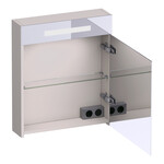 Brauer Promise Deluxe spiegelkast | Mat zand | 140 cm | Links en rechts Brauer Brauer Promise Deluxe spiegelkast | Mat zand | 140 cm | Links en rechts