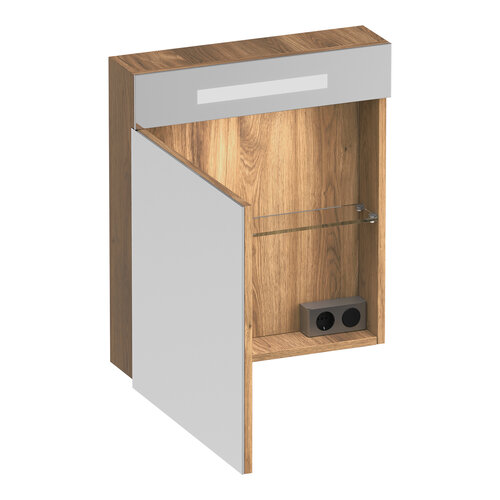 Brauer Brauer Promise spiegelkast | Honey | Links | Enkelzijdig