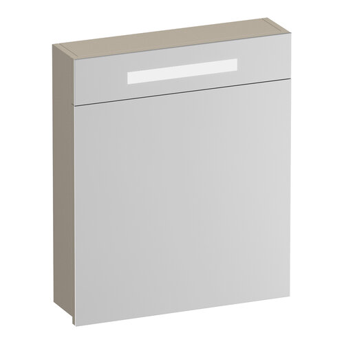 Brauer Brauer Promise spiegelkast | Mat beige | Links | Enkelzijdig