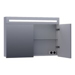 Brauer Promise spiegelkast | Mat grijs | 60 cm | Links Brauer Brauer Promise spiegelkast | Mat grijs | 60 cm | Links