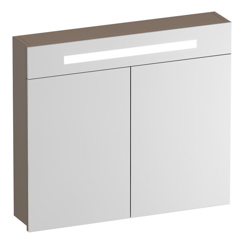 Brauer Promise spiegelkast | Mat mokka | 80 cm | Links en rechts Brauer Brauer Promise spiegelkast | Mat mokka | 80 cm | Links en rechts