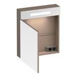 Brauer Promise spiegelkast | Mat mokka | 100 cm | Links en rechts Brauer Brauer Promise spiegelkast | Mat mokka | 100 cm | Links en rechts