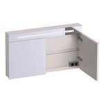 Brauer Brauer Promise spiegelkast | Mat zand | 120 cm | Enkelzijdig