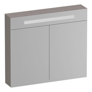 Brauer Brauer Promise Deluxe spiegelkast | Timber Greige | 100 cm | Links en rechts Brauer Promise Deluxe spiegelkast | Timber Greige | 100 cm | Links en rechts