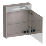 Brauer Promise Deluxe spiegelkast | Timber Greige | 140 cm | Links en rechts Brauer Brauer Promise Deluxe spiegelkast | Timber Greige | 140 cm | Links en rechts