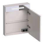 Brauer Brauer Promise spiegelkast | Mat zand | Rechts | Enkelzijdig