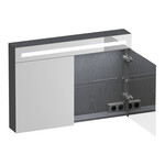 Brauer Brauer Promise Deluxe spiegelkast | Timber Grey | 100 cm | Dubbelzijdig