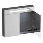 Brauer Promise Deluxe spiegelkast | Timber Grey | 100 cm | Links en rechts Brauer Brauer Promise Deluxe spiegelkast | Timber Grey | 100 cm | Links en rechts