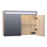 Brauer Promise spiegelkast | Mat zwart | 120 cm | Links en rechts Brauer Brauer Promise spiegelkast | Mat zwart | 120 cm | Links en rechts