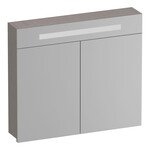 Brauer Brauer Promise spiegelkast | Timber Greige | 80 cm | Enkelzijdig