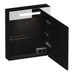 Brauer Brauer Promise spiegelkast | Timber Black | Rechts | Enkelzijdig