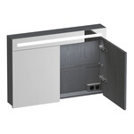 Brauer Brauer Promise spiegelkast | Timber Grey | 100 cm | Enkelzijdig
