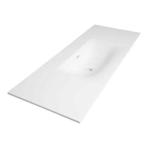 Brauer Glacier wastafel | Mat wit | 120 cm | 0 | Centraal Brauer Brauer Glacier wastafel | Mat wit | 120 cm | 0 | Centraal