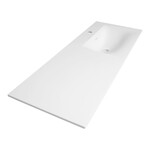 Brauer Glacier wastafel | Mat wit | 120 cm | 1 | Rechts Brauer Brauer Glacier wastafel | Mat wit | 120 cm | 1 | Rechts