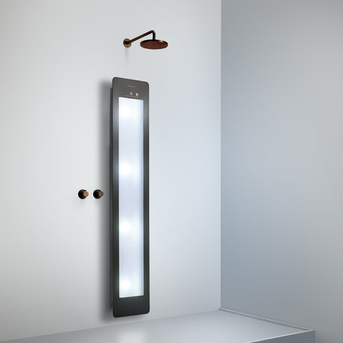 Sunshower Sunshower Plus L infrarood en UV | Zwart | Vlakke opbouw | Volledig lichaam | Infrarood en UV