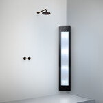 Sunshower Sunshower Plus L infrarood en UV | Zwart | Opbouw hoek | Volledig lichaam | Infrarood en UV