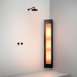 Sunshower Sunshower Plus L infrarood en UV | Zwart | Opbouw hoek | Volledig lichaam | Infrarood en UV