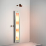 Sunshower Sunshower Plus L infrarood en UV | Sand White | Vlakke opbouw | Volledig lichaam | Infrarood en UV