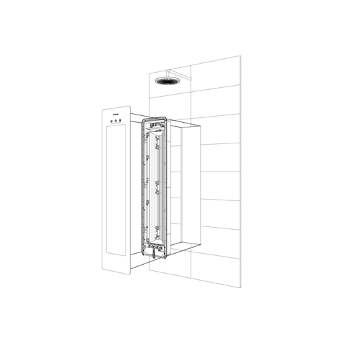 Sunshower One M infrarood | Wit | Inbouw | 3/4 lichaam | Infrarood Sunshower Sunshower One M infrarood | Wit | Inbouw | 3/4 lichaam | Infrarood