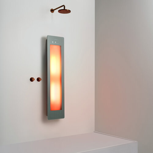 Sunshower One M infrarood | Organic Grey | Vlakke opbouw | 3/4 lichaam | Infrarood Sunshower Sunshower One M infrarood | Organic Grey | Vlakke opbouw | 3/4 lichaam | Infrarood