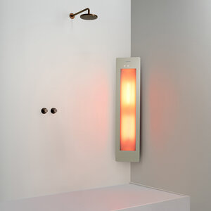 Sunshower Sunshower One M infrarood | Sand White | Opbouw hoek | 3/4 lichaam | Infrarood Sunshower One M infrarood | Sand White | Opbouw hoek | 3/4 lichaam | Infrarood