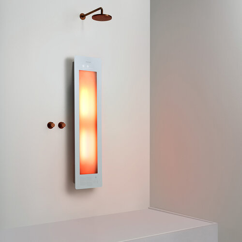 Sunshower Plus M infrarood en UV | Wit | Vlakke opbouw | 3/4 lichaam | Infrarood en UV Sunshower Sunshower Plus M infrarood en UV | Wit | Vlakke opbouw | 3/4 lichaam | Infrarood en UV