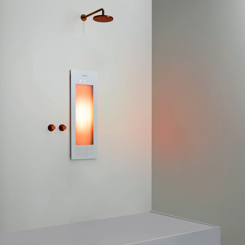 Sunshower One S infrarood | Wit | Inbouw | 1/4 lichaam | Infrarood Sunshower Sunshower One S infrarood | Wit | Inbouw | 1/4 lichaam | Infrarood