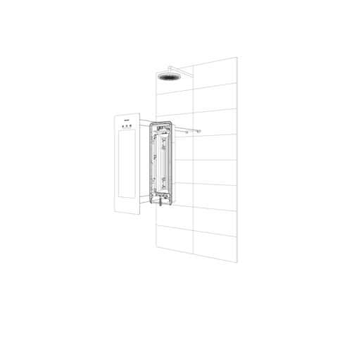 Sunshower One S infrarood | Zwart | Vlakke opbouw | 1/4 lichaam | Infrarood Sunshower Sunshower One S infrarood | Zwart | Vlakke opbouw | 1/4 lichaam | Infrarood