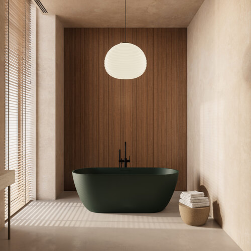 Clou InBe Vrijstaand Ligbad – 170x75 cm | Mat Groen Clou Clou InBe Vrijstaand Ligbad – 170x75 cm | Mat Groen