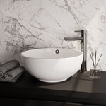 Brauer Stripe verhoogde opbouw wastafelmengkraan model A chroom | Chroom Brauer Brauer Stripe verhoogde opbouw wastafelmengkraan model A chroom | Chroom