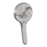 Brauer Brauer Chrome Carving thermostatische inbouw regendouche met drukknoppen SET 56 met 30 cm douchekop en rechte muurarm en 3-standen handdouche en doucheslang en wandaansluitbocht chroom | Chroom | 30cm | Nee | Rechte wandarm | Rond model