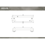 Brauer Brauer Handdoekrek 30 chroom | Chroom | 31cm