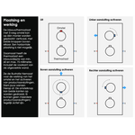 Brauer Stripe 3-weg inbouwthermostaat rechthoekig met in- en afbouwdelen chroom | Chroom Brauer Brauer Stripe 3-weg inbouwthermostaat rechthoekig met in- en afbouwdelen chroom | Chroom