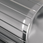 Brauer Brauer Stripe thermostatische inbouw badkraan met drukknoppen SET 04 met uitloop en 3-standen handdouche en doucheslang en wandaansluitbocht chroom | Chroom | 3-standen handdouche