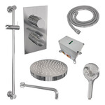 Brauer Stripe thermostatische inbouw regendouche 3-weg rechthoekig SET 23 met 25 cm douchekop en gebogen muurarm en 3-standen handdouche en doucheslang en geïntegreerde glijstang chroom | Chroom | Ja | Gebogen wandarm | 3-standen handdouche Brauer Brauer Stripe thermostatische inbouw regendouche 3-weg rechthoekig SET 23 met 25 cm douchekop en gebogen muurarm en 3-standen handdouche en doucheslang en geïntegreerde glijstang chroom | Chroom | Ja | Gebogen wandarm | 3-standen handdouche