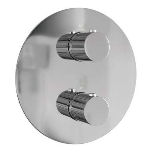 Brauer Stripe thermostatische inbouw regendouche 3-weg rond SET 38 met 25 cm douchekop en gebogen muurarm en staaf handdouche en doucheslang en wandaansluitbocht chroom | Chroom | Nee | Gebogen wandarm | Staafhanddouche Brauer Brauer Stripe thermostatische inbouw regendouche 3-weg rond SET 38 met 25 cm douchekop en gebogen muurarm en staaf handdouche en doucheslang en wandaansluitbocht chroom | Chroom | Nee | Gebogen wandarm | Staafhanddouche