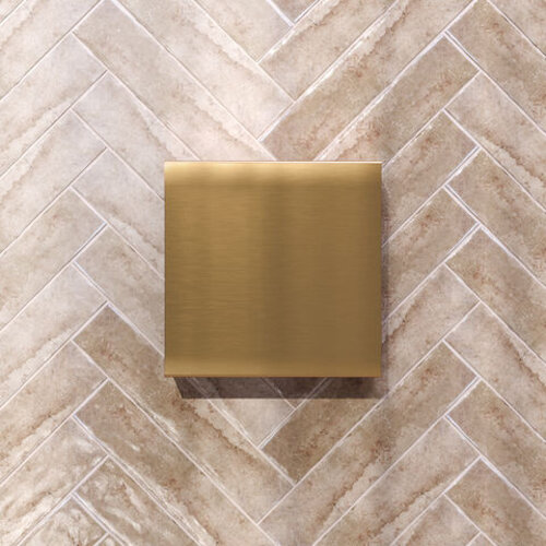 Brauer Opbouwnis met verborgen opbergruimte goud geborsteld PVD | Geborsteld goud PVD Brauer Brauer Opbouwnis met verborgen opbergruimte goud geborsteld PVD | Geborsteld goud PVD