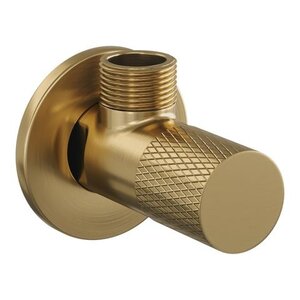 Brauer Brauer Gold Carving hoekstopkraan goud geborsteld PVD | Geborsteld goud PVD | Nee Brauer Gold Carving hoekstopkraan goud geborsteld PVD | Geborsteld goud PVD | Nee