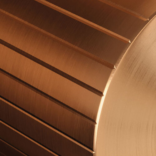 Brauer Stripe hoge opbouw wastafelmengkraan met draaibare ronde uitloop model A koper geborsteld PVD | Geborsteld koper PVD Brauer Brauer Stripe hoge opbouw wastafelmengkraan met draaibare ronde uitloop model A koper geborsteld PVD | Geborsteld koper PVD