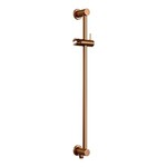 Brauer Brauer Copper Edition thermostatische inbouw regendouche 3-weg rond SET 89 met 20 cm douchekop en plafondarm en staaf handdouche en doucheslang en geïntegreerde glijstang koper geborsteld PVD | Geborsteld koper PVD | 20cm | Ja | Plafondbuis | Staafmodel