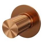 Brauer Brauer Stripe losse inbouw stopkraan met in- en afbouwdelen koper geborsteld PVD | Geborsteld koper PVD