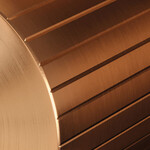 Brauer Brauer Stripe losse inbouw stopkraan met in- en afbouwdelen koper geborsteld PVD | Geborsteld koper PVD