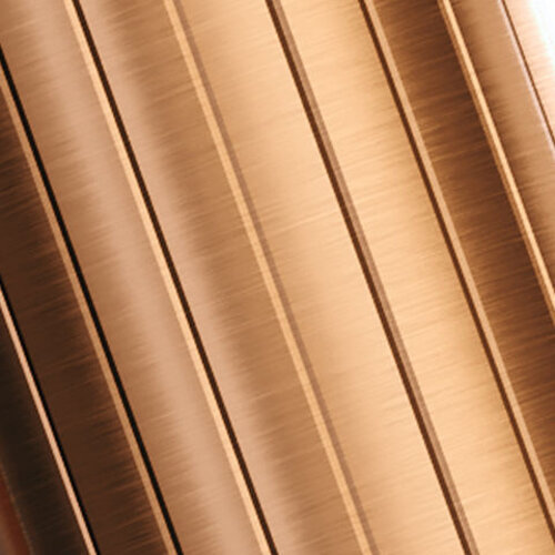 Brauer Stripe opbouw fonteinkraan met gebogen uitloop koper geborsteld PVD | Geborsteld koper PVD Brauer Brauer Stripe opbouw fonteinkraan met gebogen uitloop koper geborsteld PVD | Geborsteld koper PVD